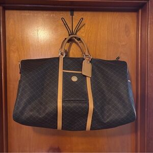 RIONI made in Italy Luxury Brown and Tan Travel Bag duffel